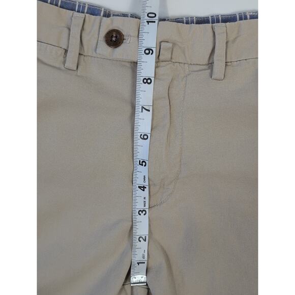 GANT Men's W31 Beige Chino Shorts Casual Cotton Stretch Flat Front Classic - Picture 9 of 16